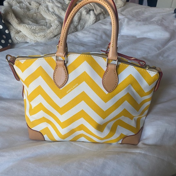 Dooney and Burke polka dot purse - Picture 2 of 3